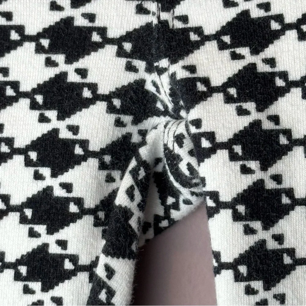 Olivia x Gymboree Black White Houndstooth Leggings 2T